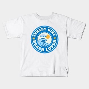 Jersey Girl Beach Lover Kids T-Shirt